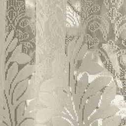 fabrilia 152 cm (5 ft) Net Semi Transparent Window Curtain (Pack Of 2) image 4