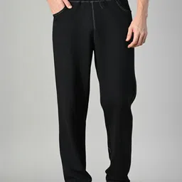 Mast & Harbour Men Black Solid Baggy Fit Track Pants-image-20