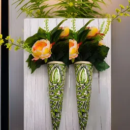 Kraftlik Handicraft Green Ceramic Vases-image-57