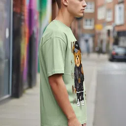 BENNY BROOKS Men Oversized Graphic T-shirt image 5