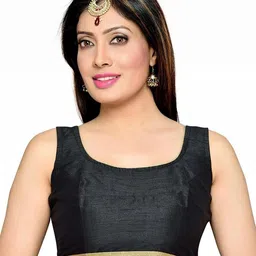 jayant creation Black Poly Georgette Sarees image 4
