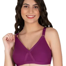 NUTEXSANGINI Non-Wired Non Padded Cut and Sew Medium Coverage Bra-picture-41