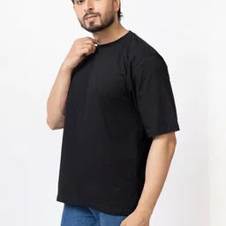 D-LINE Men Drop-Shoulder Sleeves T-shirt image 4