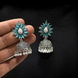 ANTICO Floral Jhumkas Earrings image 4