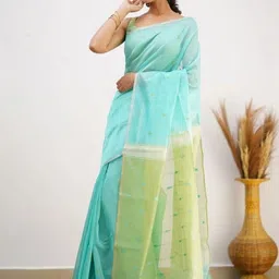 CANIZZARO Woven Design Zari Banarasi Saree image 3