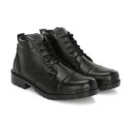 SHOE DAY Men Textured Casual Regular Boots-picture-12