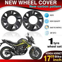 asryd 17 inch 2pc New Latest PRO Disc Bike Wheel Cover For Honda Hornet Bike Fairing Kit-picture-26