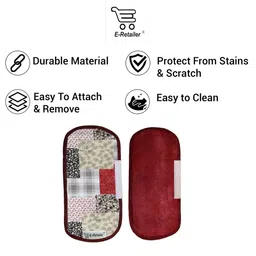 E-Retailer 5-Pcs Beige & Grey Printed Appliance covers image 2