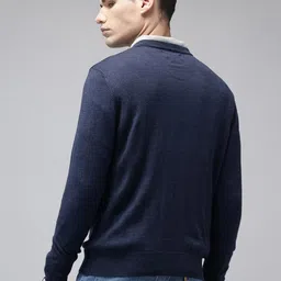 ColorPlus V-Neck Knitted Pullover image 4