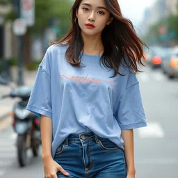 TOGS & TERRE Women Typography Printed Organic Cotton T-shirt-picture-23