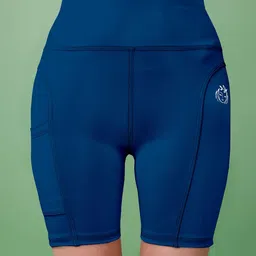 POOJARAN SAREE Women High-Rise Training or Gym Sports Shorts-image-12