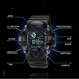 Moover Women Embellished Dial & Bracelet Style Straps Analogue Automatic Watch G-SHOCK - BLUE-000J1 image 3