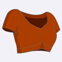 KALINI Solid Saree with Blouse Piece image 3