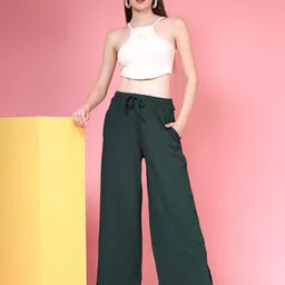 PAUSE SPORT Women Original Flared Wrinkle Free Trousers image 2