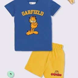 YK X Minute Mirth Boys Printed Pure Cotton T-shirt with Shorts-picture-35