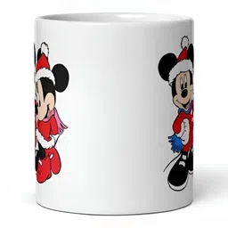 Mr UVD White & Red Printed Ceramic Glossy Mug 350 ml image 2