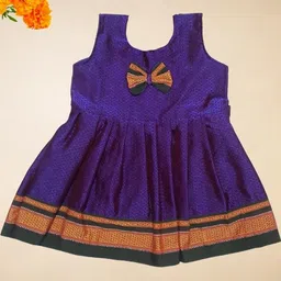 Mom and Me Blue Cotton Dresses-image-70