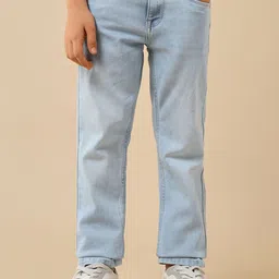 U.S. Polo Assn. Kids Boys Slim Fit Mid-Rise Light Fade Stretchable Jeans-picture-13