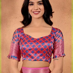 RAJMUDRAFASHION Silk Blend Mysore Silk Saree image 5