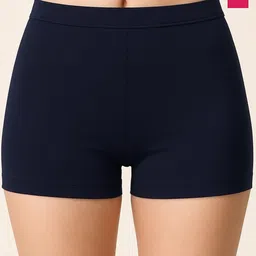 CKARFE Women Pack of 2 Slim Fit Sports Shorts-picture-20