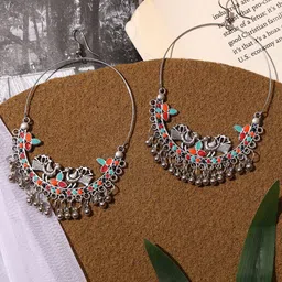 VENI Contemporary Chandbalis Earrings-picture-12