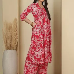 Nayo Printed Pure Cotton Tunic With palazzos Co-Ords image 2