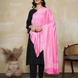 WEAVERS VILLA Women Ethnic Embroidered Stole-picture-42