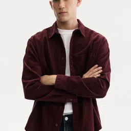 H&M Regular Fit Corduroy Shirt image 1
