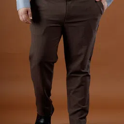 Muffynn Men Relaxed Straight Leg Straight Fit Trousers-picture-14