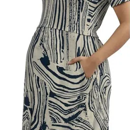 Putchi Print Maternity A-Line Midi Dress image 5