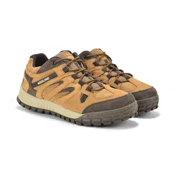 Woodland Men Colourblocked Nubuck Trekking Shoes image 4