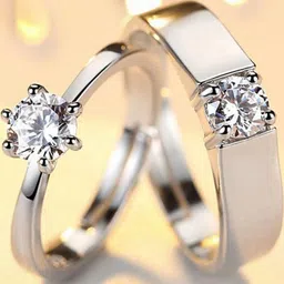 Lovemi Movements Silver-Plated Stainless Steel Finger Ring-image-80