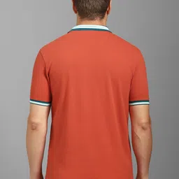 Louis Philippe Sport Men Printed Polo Collar Slim Fit T-shirt image 5