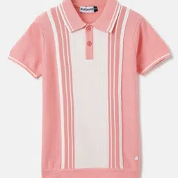 Blue Giraffe Boys Polo Collar Pure Cotton T-shirt-picture-57