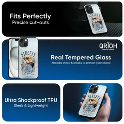 QRIOH Cartoon Characters Printed iPhone 13 Mini Back Case Mobile Accessories image 2