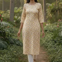 SZN Paisley Printed Kurti-picture-30
