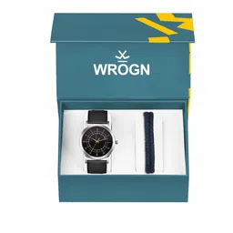 WROGN Men Dial & Leather Straps Analogue Watch WRNWJ25 Set-38 image 2