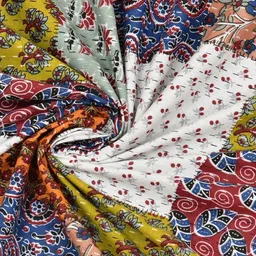 MILAAV Multicoloured Geometric 144 TC King Bedsheet with 2 Pillow Covers image 4