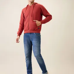 Parx Men Hooded Front Open Sweatshirts image 4