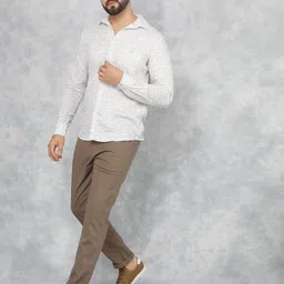 Crimsoune Club Men Classic Slim Fit Opaque Printed Casual Shirt image 2