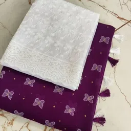 VRAGI Pure Georgette Saree image 3