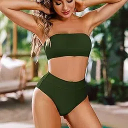 DINESH FASHION Strapless Swim Bikini Set image 5