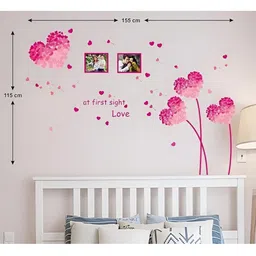 WOLPIN White & Pink Printed Waterproof Wallpaper image 3