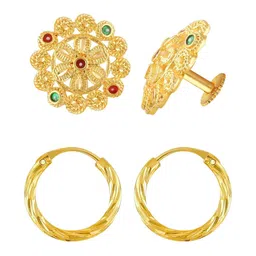 VIVASTRI Women Gold-Plated Alloy Earrings-picture-14