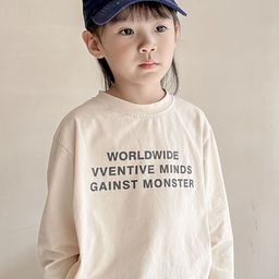 LULU & SKY Kids Typography Printed Drop-Shoulder Sleeves Pockets T-shirt-picture-13