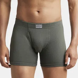 jockey 8008 Super Combed Cotton Rib Solid Men Trunk image 2