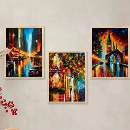 walllane Modern Wall Art With Frame Home Decor Wall Painting For Living Room Office Bedroom-picture-35