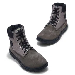 Woodland Men Colourblocked Suede Trekking Shoes image 1