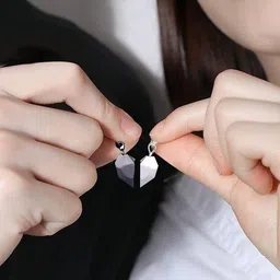 Utkarsh Heart Shaped Pendants with Chains image 2