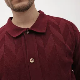 The Roadster Life Co. Pure Acrylic Geometric Design Cardigan image 5